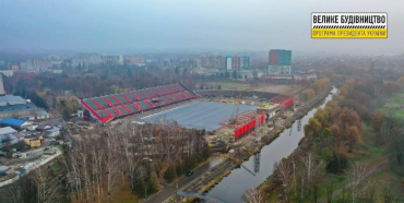 Будівництво «Авангарду»: як сьогодні виглядає головний стадіон Рівного